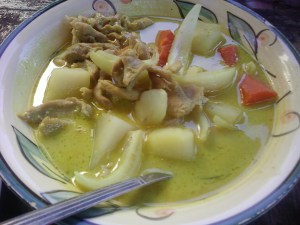 Yellow Curry with Chicken