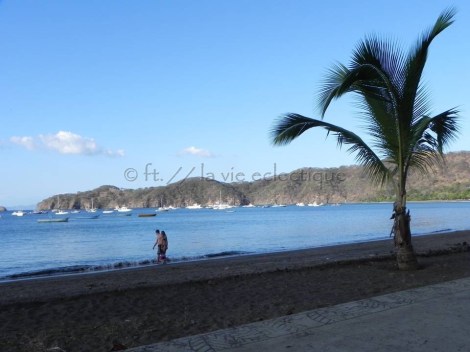 strolling and sweating in playa coco
